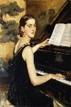 The Pianist, (Oil on Canvas)-Wilfred Gabriel de Glehn-Giclee Print