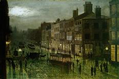 Briggate, Leeds, 1884-Wilfred Jenkins-Framed Stretched Canvas