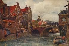 'An Old Dutch Waterway', c1915-Wilfrid Williams Ball-Framed Giclee Print