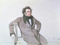 Franz Schubert (1797-1828), 1825 (W/C on Paper)-Wilhelm August Rieder-Framed Premium Giclee Print