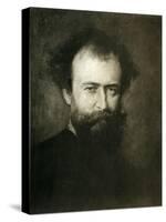Wilhelm Busch-Franz Seraph von Lenbach-Stretched Canvas