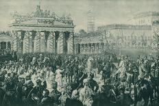 Meeting of Prince Bismarck and Napoleon III-Wilhelm Camphausen-Giclee Print