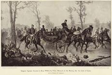 Emperor Napoleon Escorted to King William by Prince Bismarck-Wilhelm Camphausen-Giclee Print