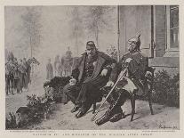 Napoleon III and Bismarck on the Morning after the Battle of Sedan-Wilhelm Camphausen-Framed Stretched Canvas