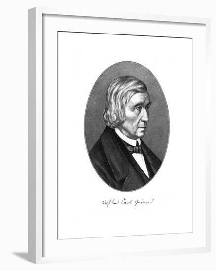 Wilhelm Carl Grimm, German Author, 1887-null-Framed Giclee Print