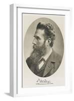 Wilhelm Conrad Rontgen German Physicist Discovered X-Rays 1895 Nobel Prizewinner 1901-null-Framed Photographic Print