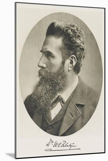 Wilhelm Conrad Rontgen German Physicist Discovered X-Rays 1895 Nobel Prizewinner 1901-null-Mounted Photographic Print