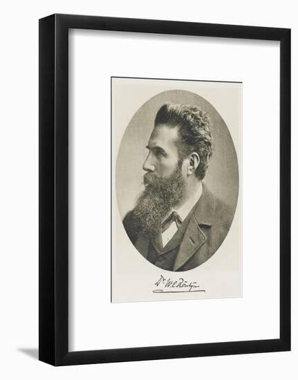 Wilhelm Conrad Rontgen German Physicist Discovered X-Rays 1895 Nobel Prizewinner 1901-null-Framed Photographic Print