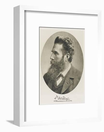 Wilhelm Conrad Rontgen German Physicist Discovered X-Rays 1895 Nobel Prizewinner 1901-null-Framed Photographic Print