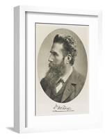 Wilhelm Conrad Rontgen German Physicist Discovered X-Rays 1895 Nobel Prizewinner 1901-null-Framed Photographic Print