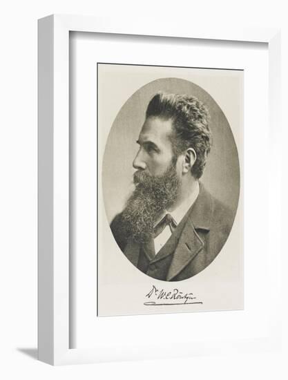 Wilhelm Conrad Rontgen German Physicist Discovered X-Rays 1895 Nobel Prizewinner 1901-null-Framed Photographic Print