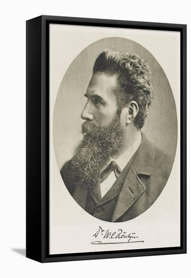 Wilhelm Conrad Rontgen German Physicist Discovered X-Rays 1895 Nobel Prizewinner 1901-null-Framed Stretched Canvas