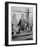 Wilhelm Conrad Rontgen, German Physicist Discovered X-Rays-Walter E. Hodgson-Framed Art Print