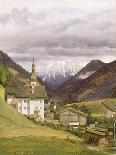 The Church of Ramsau, 1832-Wilhelm Ferdinand Bendz-Giclee Print