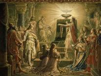 Temple of the Holy Grail, Final Scene from Parsifal, Opera by Richard Wagner, 1813-83-Wilhelm Hauschild-Mounted Giclee Print