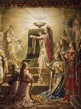 The Miracle of the Grail, from the Lohengrin Saga, Salon-Wilhelm Hauschild-Framed Stretched Canvas