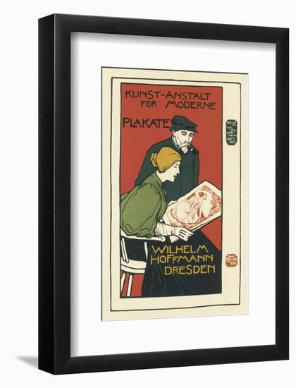 Wilhelm Hoffman, Printers of Modern Posters, Dresden-Otto Fischer-Framed Art Print