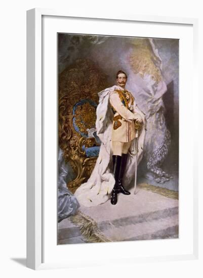 Wilhelm II, 1893-Ferdinand Keller-Framed Giclee Print