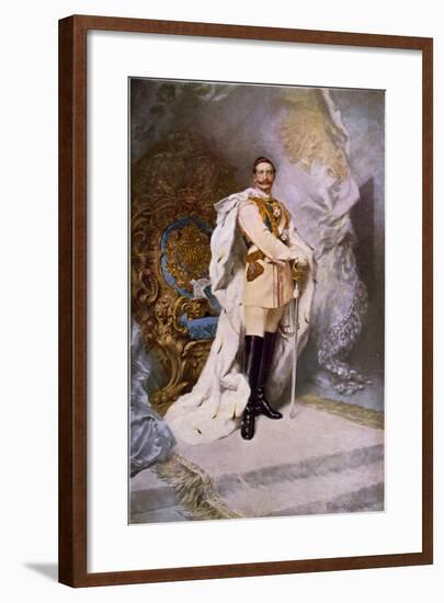 Wilhelm II, 1893-Ferdinand Keller-Framed Giclee Print