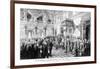 Wilhelm II and the Ministers at the Opening of the Reichstag (25 June 188), 1900-null-Framed Giclee Print