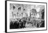 Wilhelm II and the Ministers at the Opening of the Reichstag (25 June 188), 1900-null-Framed Stretched Canvas