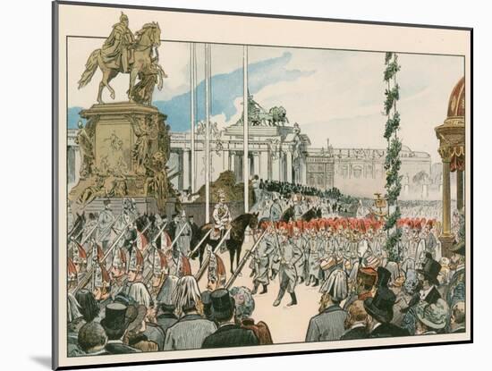 Wilhelm II, German Emperor and King of Prussia-Carl Rohling-Mounted Giclee Print