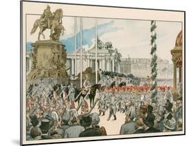 Wilhelm II, German Emperor and King of Prussia-Carl Rohling-Mounted Giclee Print