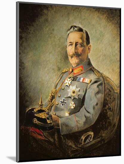 Wilhelm II, German Emperor, c.1916-Vienna Nedomansky Studio-Mounted Giclee Print