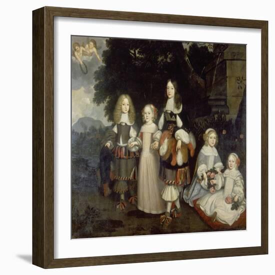 Wilhelm III Von Oranien Mit Vettern Und Nichten-Abraham Ragueneau-Framed Giclee Print