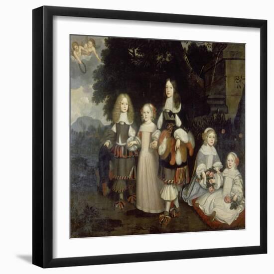 Wilhelm III Von Oranien Mit Vettern Und Nichten-Abraham Ragueneau-Framed Giclee Print