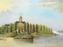 Jatkasaari Island-Wilhelm Johansson-Framed Stretched Canvas