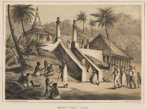 Temple at Tumai, Lew Chew, 1855-Wilhelm Joseph Heine-Giclee Print