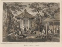 Temple at Tumai, Lew Chew, 1855-Wilhelm Joseph Heine-Giclee Print