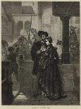 Faust and Mephistopheles Waiting for Gretchen at the Cathedral Door-Wilhelm Koller-Laminated Giclee Print