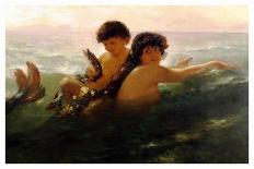 A Nymph by the Sea-Wilhelm Kray-Mounted Giclee Print