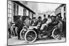 Wilhelm Maybach in a Mercedes, 1903-null-Mounted Photographic Print