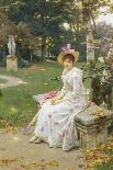 In the Garden-Wilhelm Menzler-Mounted Giclee Print