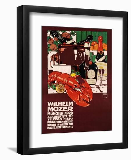 Wilhelm Mozer Poster-Ludwig Hohlwein-Framed Giclee Print