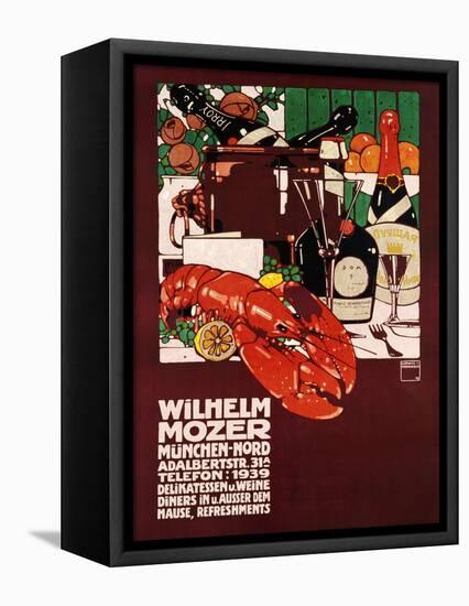 Wilhelm Mozer Poster-Ludwig Hohlwein-Framed Stretched Canvas