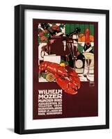 Wilhelm Mozer Poster-Ludwig Hohlwein-Framed Giclee Print