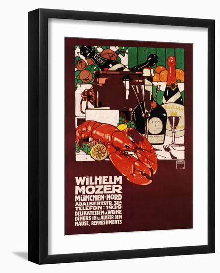 Wilhelm Mozer Poster-Ludwig Hohlwein-Framed Giclee Print