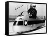 Wilhelm Noll on a 500cc Bmw Motorcycle, 1955-null-Framed Stretched Canvas