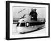 Wilhelm Noll on a 500cc Bmw Motorcycle, 1955-null-Framed Photographic Print