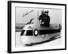 Wilhelm Noll on a 500cc Bmw Motorcycle, 1955-null-Framed Photographic Print