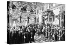 Wilhelm Opens Reichstag-null-Stretched Canvas