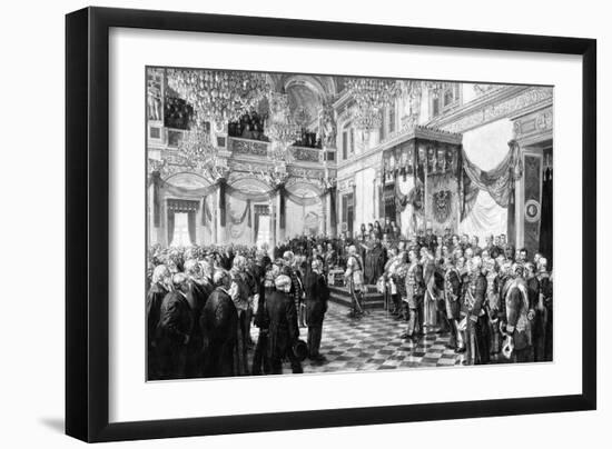 Wilhelm Opens Reichstag-null-Framed Photographic Print