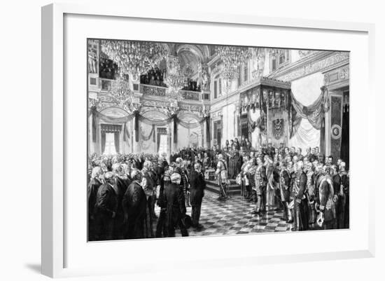 Wilhelm Opens Reichstag-null-Framed Photographic Print