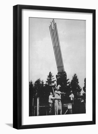 Wilhelm Reich Finds That His Weather-Influencing Devices Affect UFOs-null-Framed Art Print