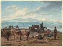 Halt of Russian Cossacks, 1804-Wilhelm Ritter von Kobell-Giclee Print