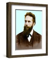 Wilhelm Roentgen, German Physicist-Science Source-Framed Giclee Print